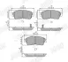 Гальмівні колодки передні Toyota Camry, Carina, Celica, Corolla, Picnic, RAV-4, Solara Jurid/Bendix 572333J (фото 1)
