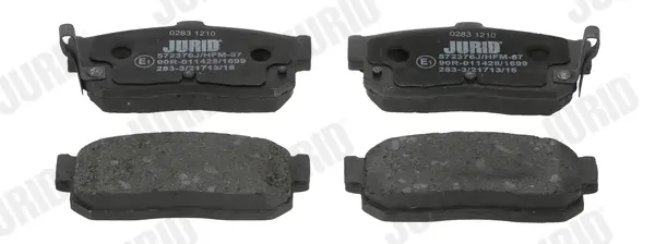 Гальмівні колодки задні Nissan Almera, 100NX, Primera, Sunny, Maxima Jurid/Bendix 572376J (фото 1)