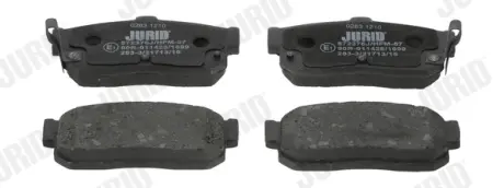 Гальмівні колодки задні Nissan Almera, 100NX, Primera, Sunny, Maxima Jurid/Bendix 572376J