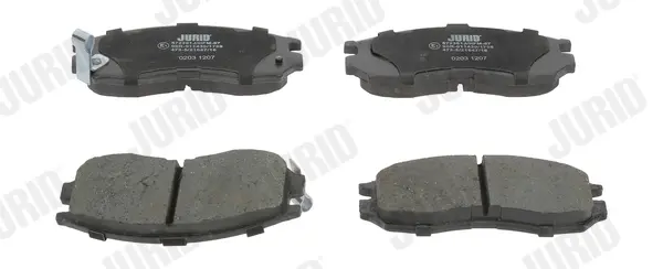 Гальмівні колодки передні Mitsubishi Colt, Eclipse, Galant, Lancer, Carisma / Hyundai Santamo Jurid/Bendix 572381J (фото 1)