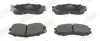 Гальмівні колодки передні Mitsubishi Colt, Eclipse, Galant, Lancer, Carisma / Hyundai Santamo Jurid/Bendix 572381J (фото 1)