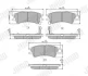 Комплект тормозных колодок Jurid/Bendix 572401J (фото 1)