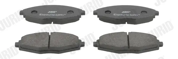 Гальмівні колодки передні Chery QQ3/ Chevrolet Matiz/ Daewoo Lanos Matiz/ ZAZ Sens Jurid/Bendix 572402J (фото 1)