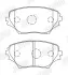Гальмівні колодки передні Toyota RAV-4 II Jurid/Bendix 572487J (фото 1)