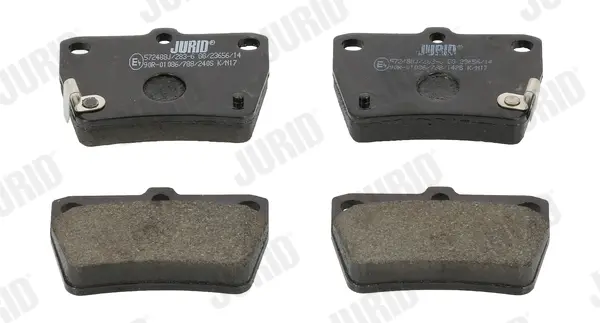 Гальмівні колодки задні Toyota RAV-4 II Jurid/Bendix 572488J (фото 1)