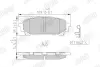Гальмівні колодки задні Subaru Forester, Impreza Jurid/Bendix 572529J (фото 1)