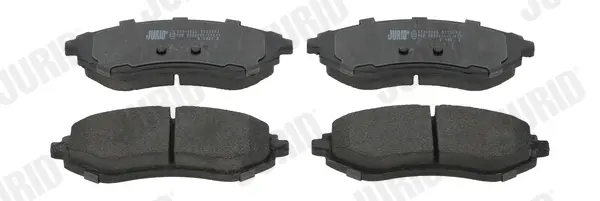 Гальмівні колодки пер. Chevrolet Aveo 06- (akebono) Jurid/Bendix 572539J (фото 1)