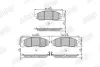 JURID NISSAN гальмівні колодки передн. Navara 02- Jurid/Bendix 572551J (фото 1)