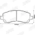 Гальмівні колодки передні Subaru Forester, Impreza, Legacy Jurid/Bendix 572566J (фото 2)