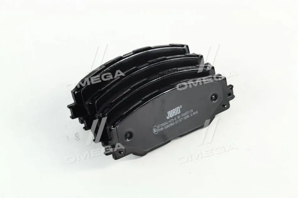 Гальмівні колодки передні Toyota Auris, Matrix, RAV-4 Jurid/Bendix 572569J (фото 1)