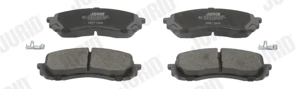Гальмівні колодки передні Subaru Impreza (2001->) Jurid/Bendix 572571J (фото 1)