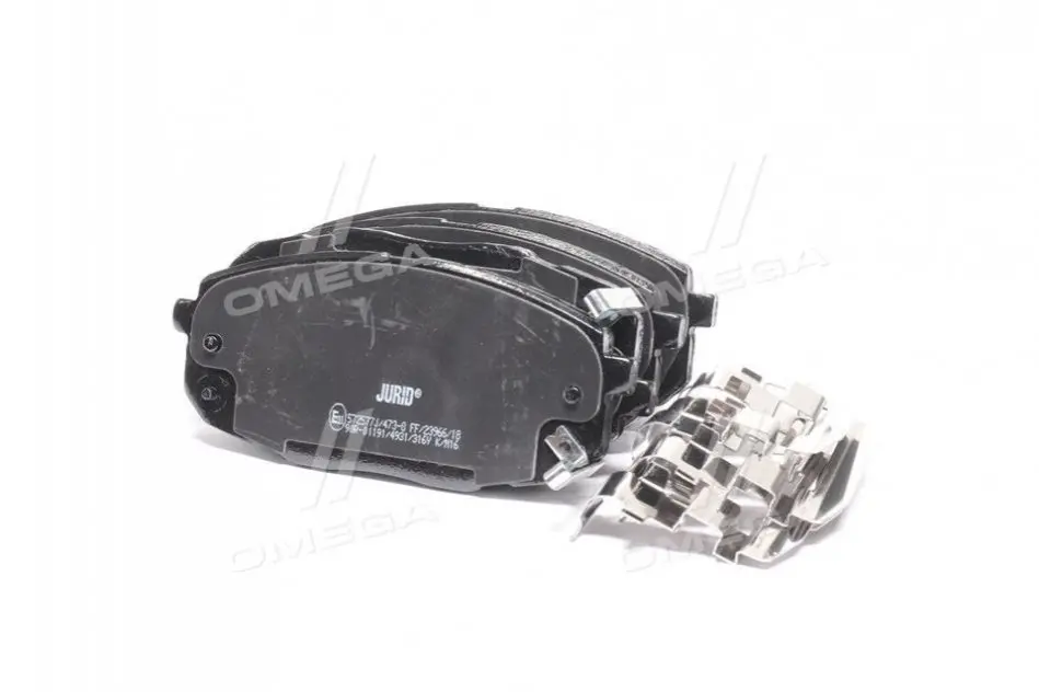 Гальмівні колодки передні Hyundai i30 Jurid/Bendix 572577J (фото 1)