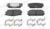 Гальмівні колодки задні Hyundai Terracan (2001->) Jurid/Bendix 572581J (фото 1)