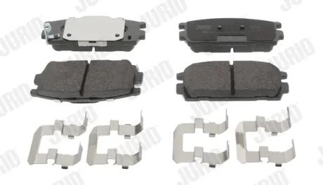 Гальмівні колодки задні Hyundai Terracan (2001->) Jurid/Bendix 572581J