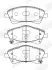 Гальмівні колодки передні Toyota Auris, Avensis, Verso Jurid/Bendix 572600J (фото 1)