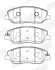 Гальмівні колодки передні Hyundai Genesis, Santa Fe/ KIA Sorento / SsangYong Korando, Actyon Jurid/Bendix 572607J (фото 1)