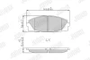 JURID - Гальмівні колодки до дисків Jurid/Bendix 572650J (фото 1)