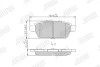 Комплект тормозных колодок Jurid/Bendix 572653J (фото 1)