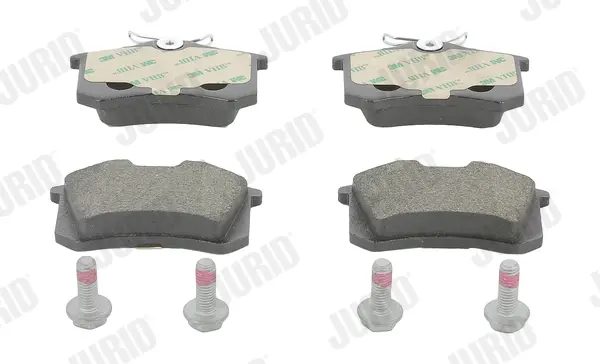 Гальмівні колодки задні Renault Clio, Espace, Fluence, Megane, Scenic Jurid/Bendix 573005J (фото 1)