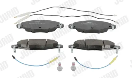 Гальмівні колодки пер. C5 02- (Bosch) Jurid/Bendix 573029J