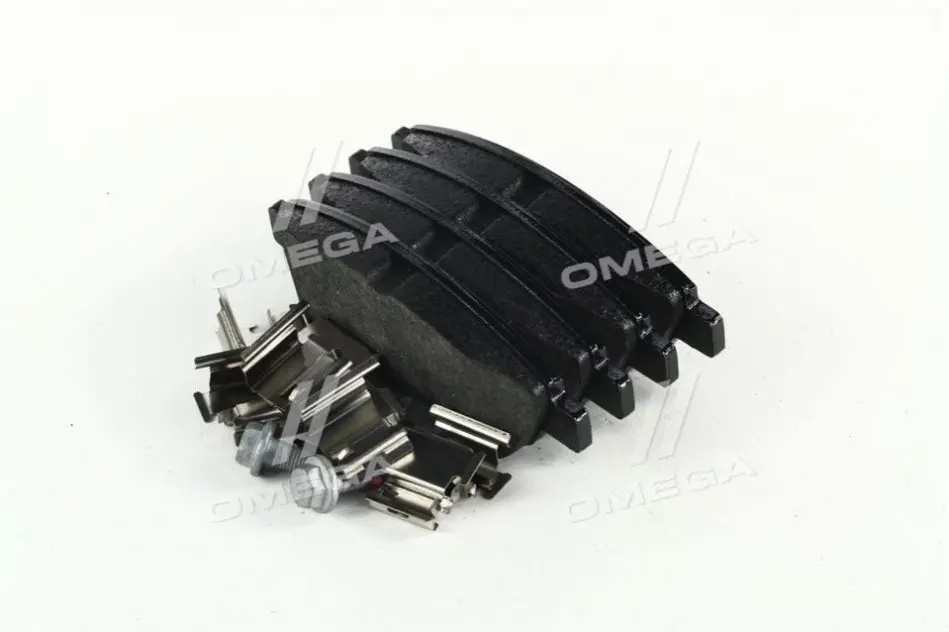 Гальмівні колодки передні Citroen Berlingo, C3, C4, DS3, Xsara / Opel Corsa / Peugeot 208, 206, 207, Jurid/Bendix 573030J (фото 1)