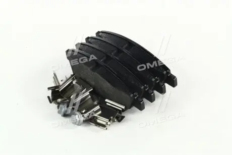 Гальмівні колодки передні Citroen Berlingo, C3, C4, DS3, Xsara / Opel Corsa / Peugeot 208, 206, 207, Jurid/Bendix 573030J