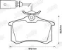 Гальмівні колодки задні Audi A4 / Ford Galaxy / Seat Alhambra / VW Sharan Jurid/Bendix 573065J (фото 2)