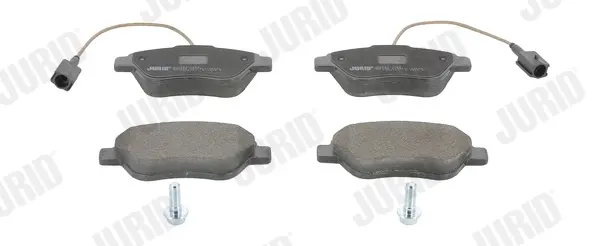 Гальмівні колодки передні Fiat 500, Qubo, Punto, Linea / Alfa Romeo Mito / Citroen / Peugeot Jurid/Bendix 573074J (фото 1)