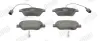 Гальмівні колодки передні Fiat 500, Qubo, Punto, Linea / Alfa Romeo Mito / Citroen / Peugeot Jurid/Bendix 573074J (фото 1)