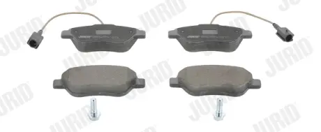 Гальмівні колодки передні Fiat 500, Qubo, Punto, Linea / Alfa Romeo Mito / Citroen / Peugeot Jurid/Bendix 573074J