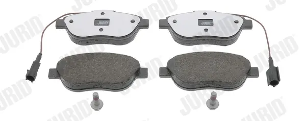 Гальмівні колодки передні Fiat Bravo, Doblo, Fiorino, Punto, Multipla, Linea, Abarth / Lancia Jurid/Bendix 573075J (фото 1)