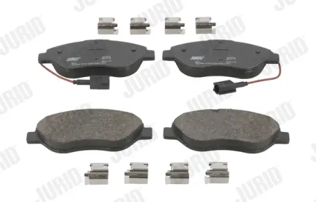 Гальмівні колодки передні Fiat Bravo, Stilo / Alfa Romeo Mito, Lancia, Delta Jurid/Bendix 573076J
