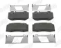 Гальмівні колодки передні Mercedes C-Class, CLK, CLS, E-Class, S-Class, SL, SLK Jurid/Bendix 573092J (фото 1)