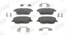 Гальмівні колодки передні VW Polo Skoda Fabia, Roomster / Seat Cordoba, Ibiza Jurid/Bendix 573101J (фото 1)
