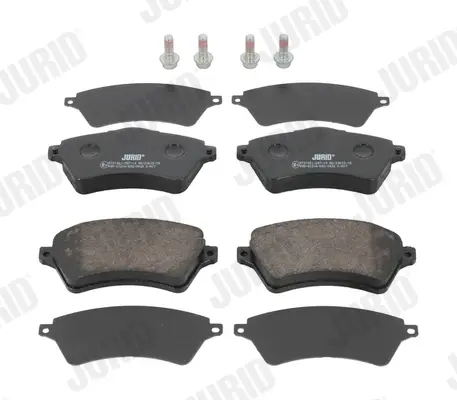 Гальмівні колодки передні Renault Alaskan / Nissan Navara, NP300 / Land Rover Freelander I Jurid/Bendix 573102J (фото 1)