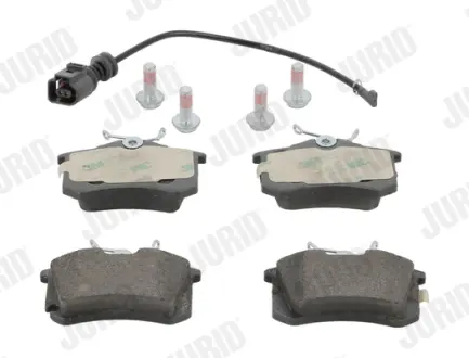 Гальмівні колодки зад. Caddy III/IV/Passat/Audi A4/A6 (Lucas) Jurid/Bendix 573112J