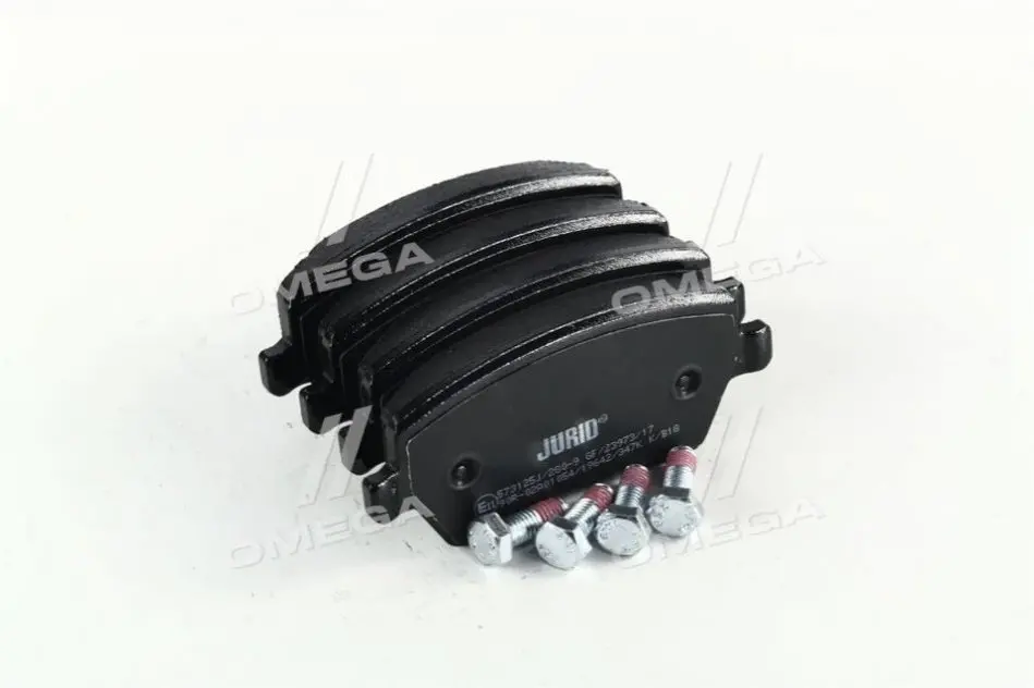 Гальмівні колодки передні Mercedes Citan / Dacia Dokker, Duster, Lodgy, Logan / Nissan Altima, Note Jurid/Bendix 573125J (фото 1)