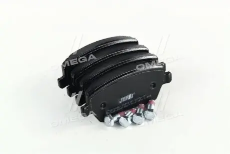 Гальмівні колодки передні Mercedes Citan / Dacia Dokker, Duster, Lodgy, Logan / Nissan Altima, Note Jurid/Bendix 573125J