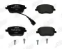Гальмівні колодки передні VW Polo Seat, Cordoba / Skoda Fabia, Roomster Jurid/Bendix 573127J (фото 2)