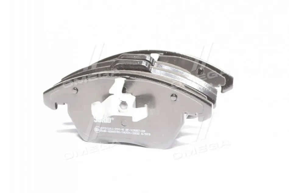 Гальмівні колодки передні Audi A3 / Seat Altea, Ibiza / Skoda Fabia, Octavia / VW Caddy Jurid/Bendix 573128J (фото 1)