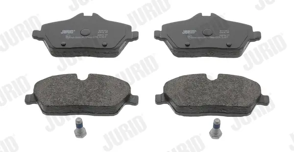 Гальмівні колодки передні BMW 1-Series Jurid/Bendix 573137J (фото 1)