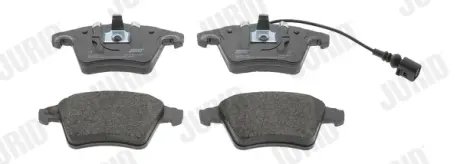 Гальмівні колодки передні VW Transporter V, VI, Multivan V, VI Jurid/Bendix 573159J