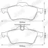 Гальмівні колодки задні Ford Focus / Mazda 3 / Opel Vectra / Renault Laguna Jurid/Bendix 573186J (фото 2)