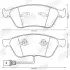 Гальмівні колодки передні Audi A6, A8 Jurid/Bendix 573207J (фото 2)
