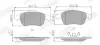Гальмівні колодки передні Renault Clio IV, Fluence, Grand Scenic, Laguna III, Megane III, Scenic III Jurid/Bendix 573243J (фото 1)
