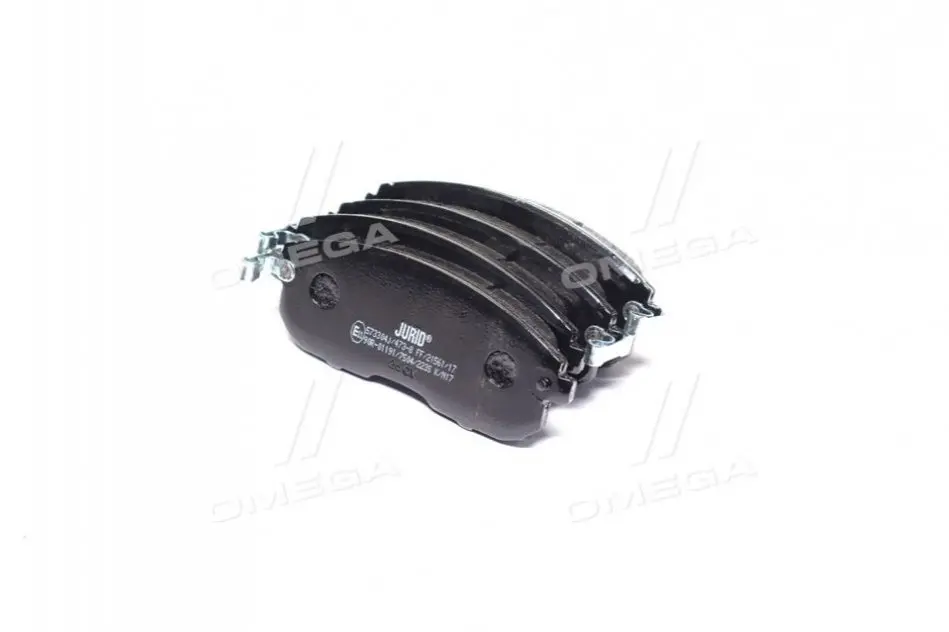 Гальмівні колодки передні Nissan Juke, Tiida, Teana, Cuba Jurid/Bendix 573304J (фото 1)