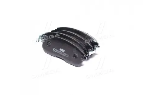Гальмівні колодки передні Nissan Juke, Tiida, Teana, Cuba Jurid/Bendix 573304J