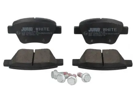JURID VW гальмівні колодки задн.Audi A1,3,Seat,Skoda Octavia,SuperB,Yeti,Caddy III,Golf VI,Touran 06- Jurid/Bendix 573312JC
