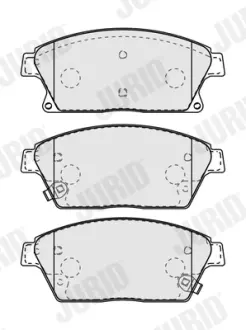 Гальмівні колодки передні Opel Astra, Mokka / Chevrolet Volt, Cruze Jurid/Bendix 573325J