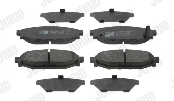 Гальмівні колодки задні Subaru Impreza, Forester, Legacy, Outback, XV Jurid/Bendix 573380J (фото 1)